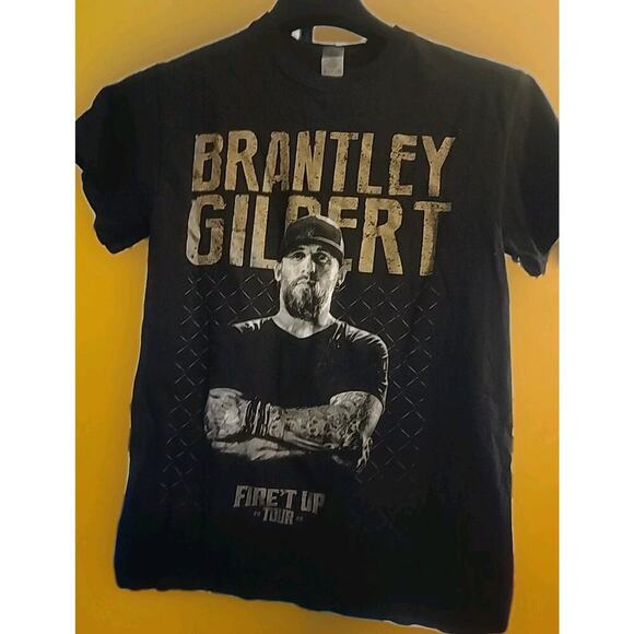 Brantley Gilbert Tour Shirt 2020 Fire’t Up 2020 Small 100% Cotton A99 Nice - Picture 2 of 6